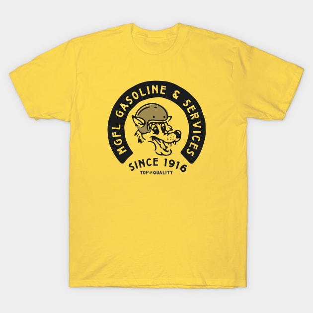 MGFL Gasoline & Service T-Shirt by Megflags